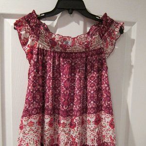 Abbeline Off the Shoulder Peasant Top